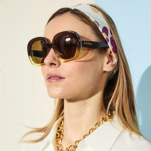 Jack Rogers Emanuella Italian Sunglasses With ZEISS Lenses Brown