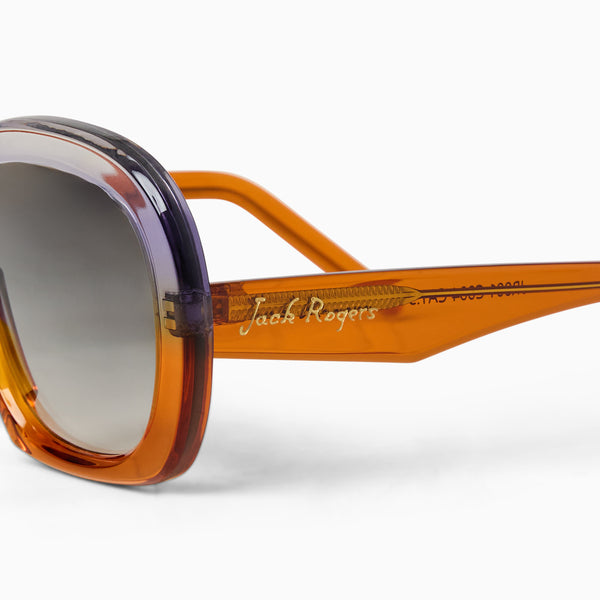 Jack Rogers Emanuella Italian Sunglasses With ZEISS Lenses Orchid Mango