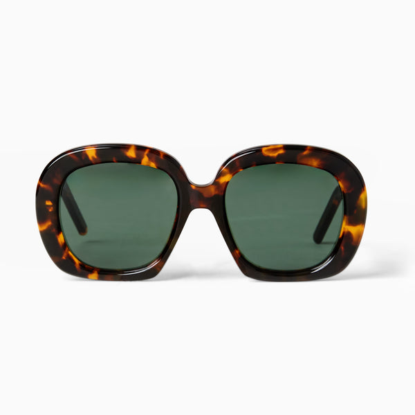jack rogers Emanuella Italian Sunglasses with ZEISS Lenses Tortoise Green