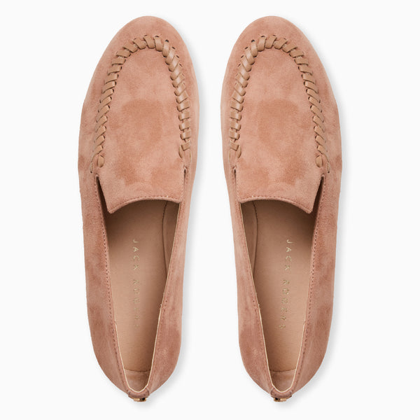 Jack Rogers Camden Suede Loafer Cafe Au Lait