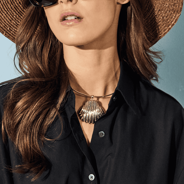 Jack Rogers Capesante Shell Collar Necklace