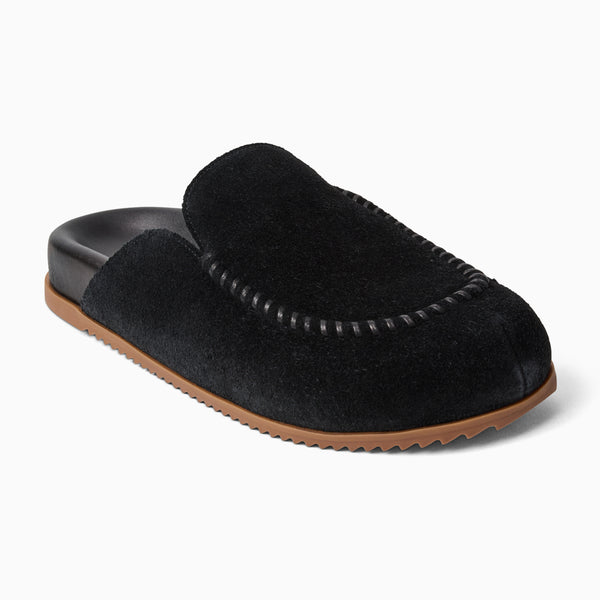 jack rogers Chesapeake Suede Slip On Clog Black