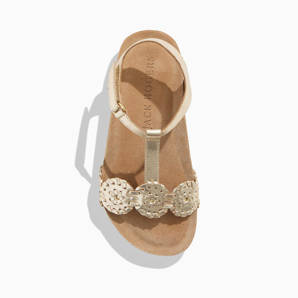 Jack Rogers Girls Lauren Playground Platinum