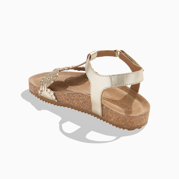 Jack Rogers Girls Lauren Playground Platinum