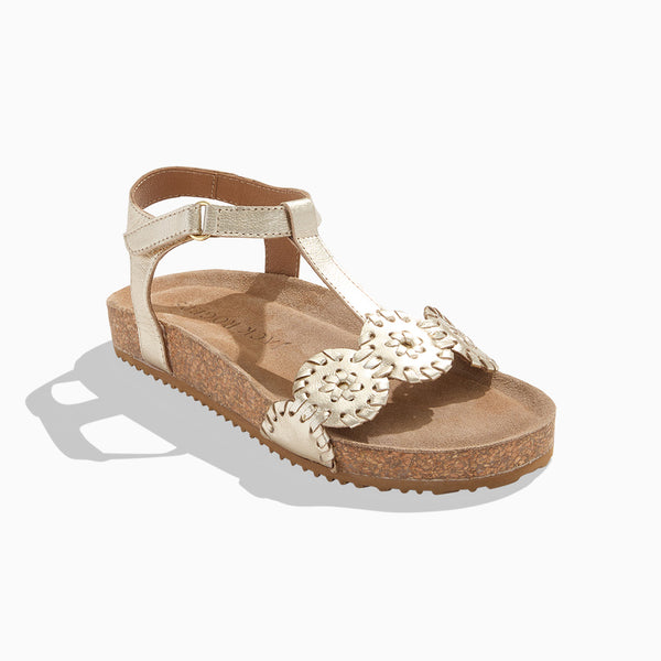 jack rogers Girls Lauren Playground Platinum
