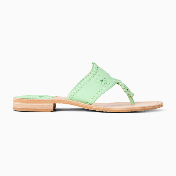 Jack Rogers Jacks Leather Flat Sandal Pistachio