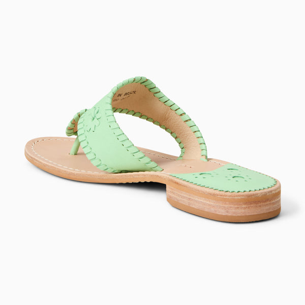 Jack Rogers Jacks Leather Flat Sandal Pistachio