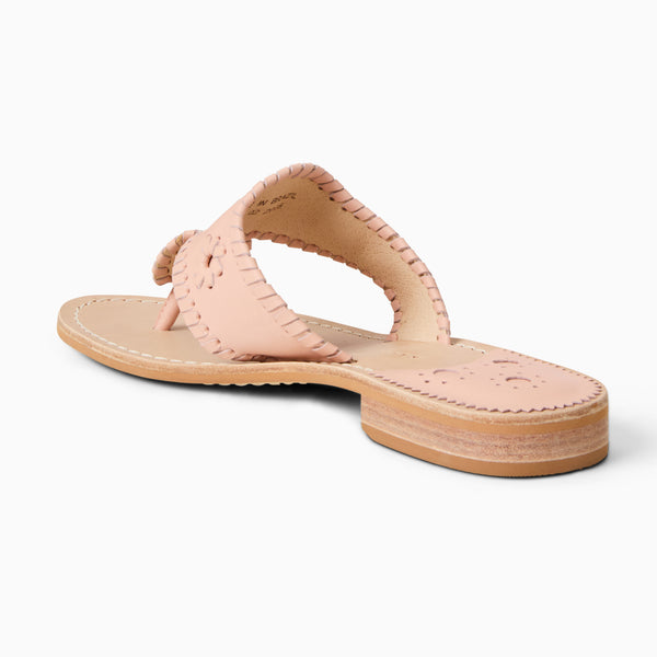 Jack Rogers Jacks Leather Flat Sandal Rose Cloud