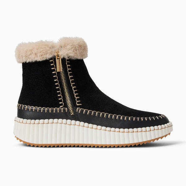 Jack Rogers Janetta Suede Sneaker Bootie Black