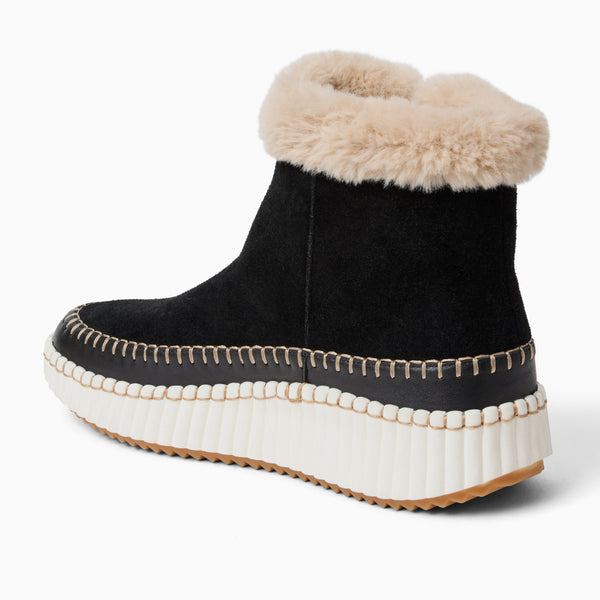 Jack Rogers Janetta Suede Sneaker Bootie Black