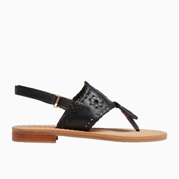 Jack Rogers Toddler Jacks Flat Sandal Black