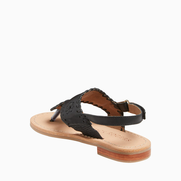 Jack Rogers Toddler Jacks Flat Sandal Black