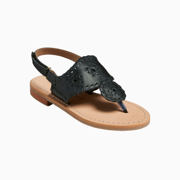 jack rogers Toddler Jacks Flat Sandal Black