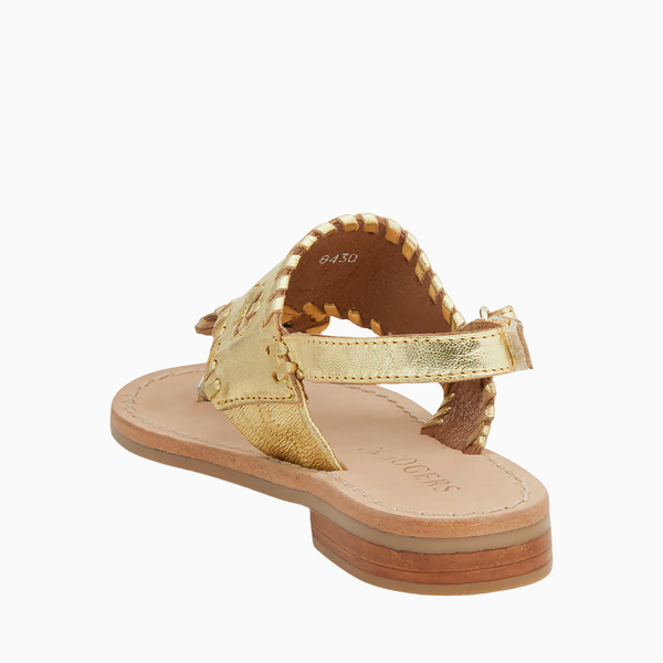 Jack Rogers Toddler Jacks Flat Sandal Gold