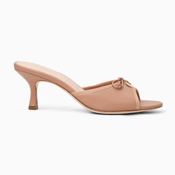Jack Rogers Velma Leather Mid Heel Cafe Au Lait