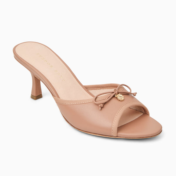 jack rogers Velma Leather Mid Heel Cafe Au Lait