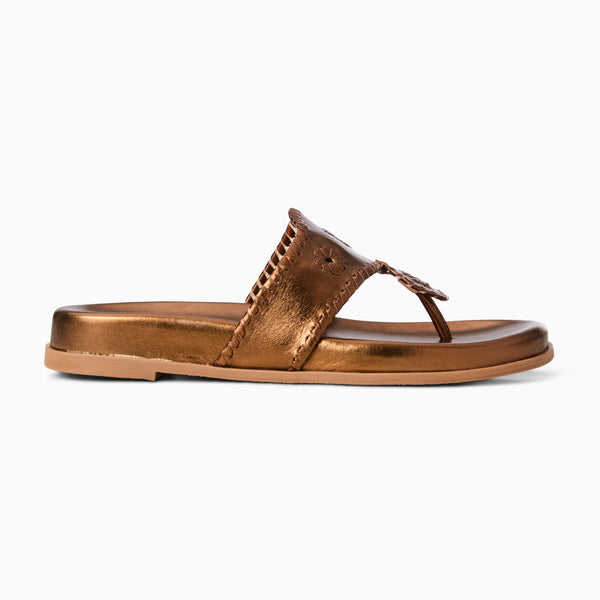 Jack Rogers Jacks Leather Comfort Sport Sandal Bronze