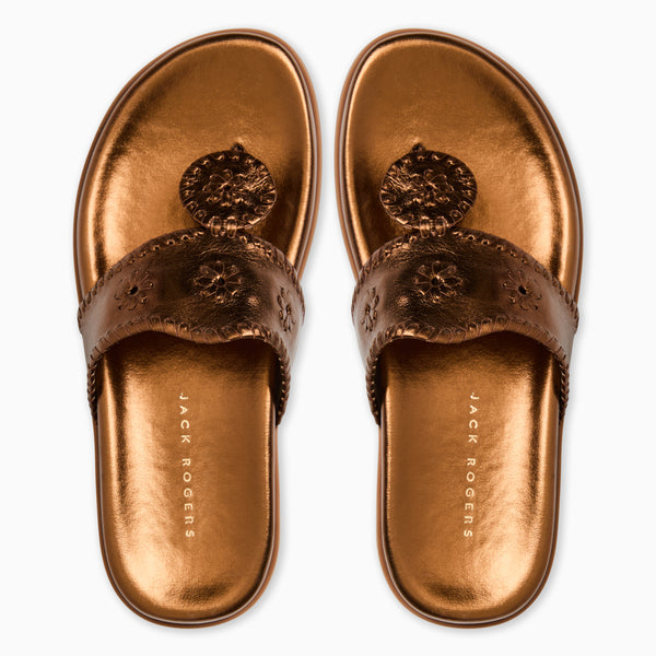 Jack Rogers Jacks Leather Comfort Sport Sandal Bronze
