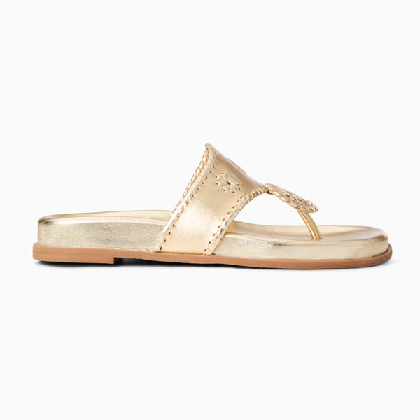 Jack Rogers Jacks Leather Comfort Sport Sandal Platinum