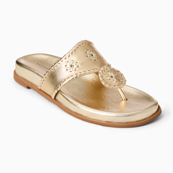 jack rogers Jacks Leather Comfort Sport Sandal Platinum