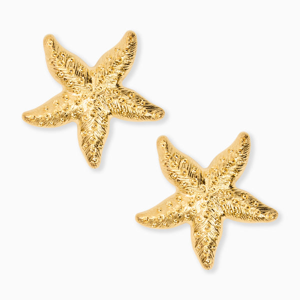 jack rogers Katerina Italian Gold Plated Earrings Gold