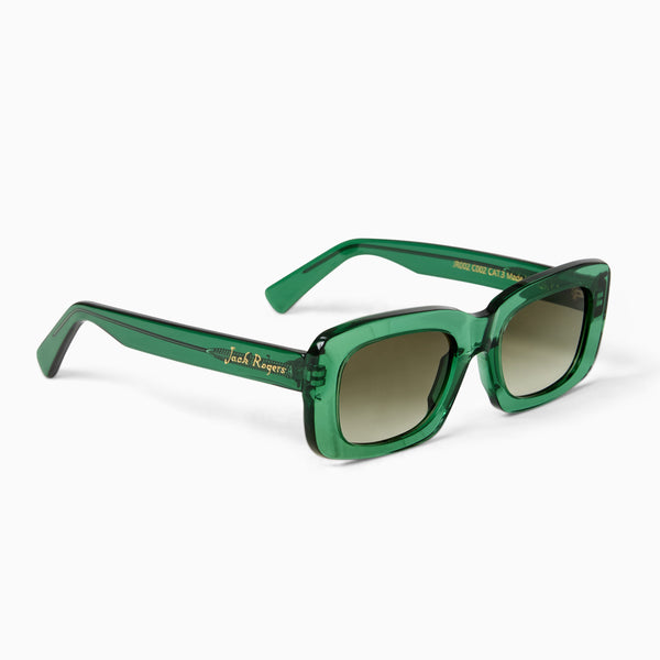 Jack Rogers Lucianna Italian Sunglasses With ZEISS Lenses Green