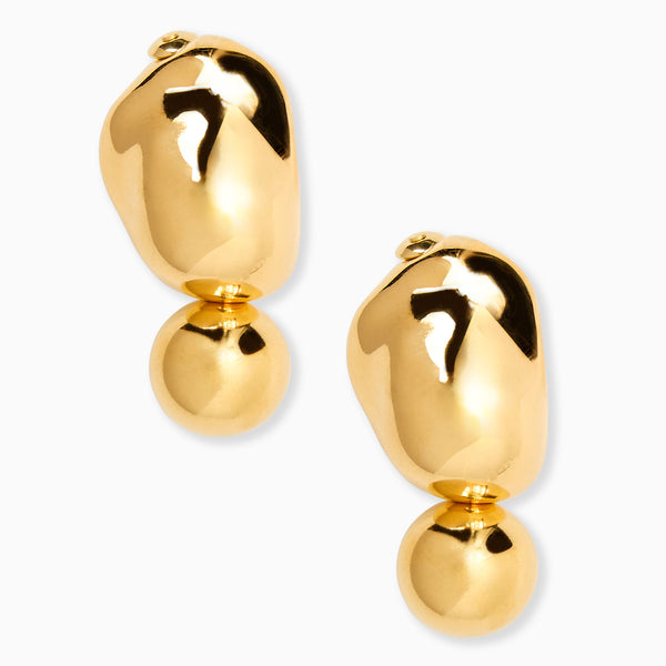 jack rogers Stella Italian Gold Plated Earrings Gold