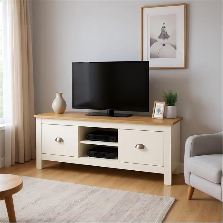 Jack Wills 2 Drawer TV Unit Cream