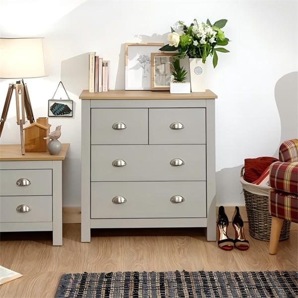 Jack Wills 4 Draw Chest 61 Grey