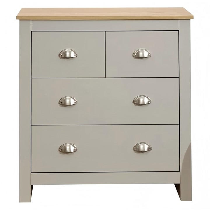 Jack Wills 4 Draw Chest 61 Grey