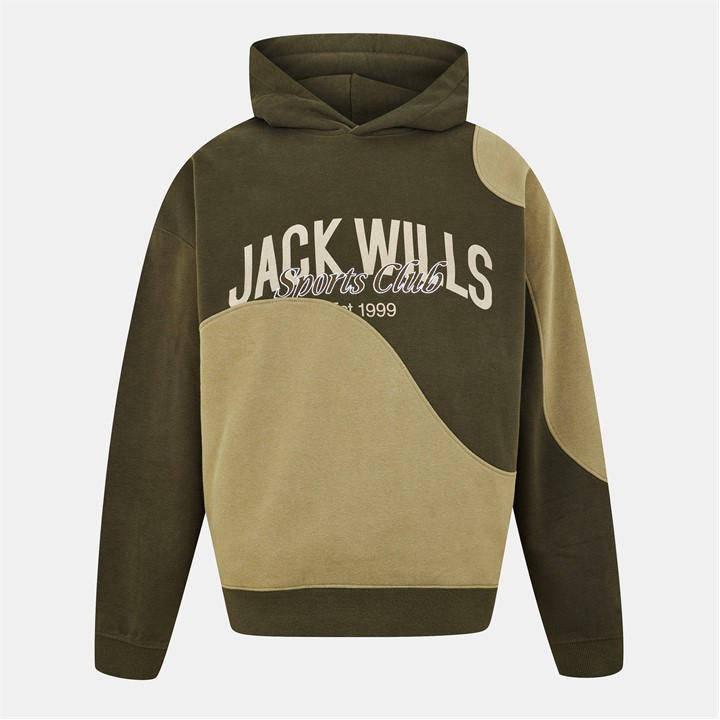 Jack Wills Abstract Hoodie Leaf/Trekking