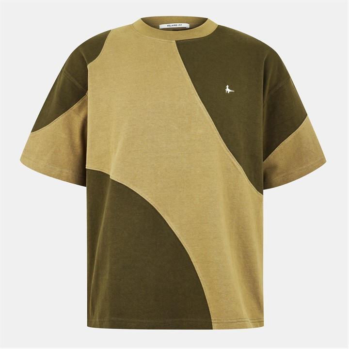 Jack Wills Abstract Tee Mens Leaf/Trekking