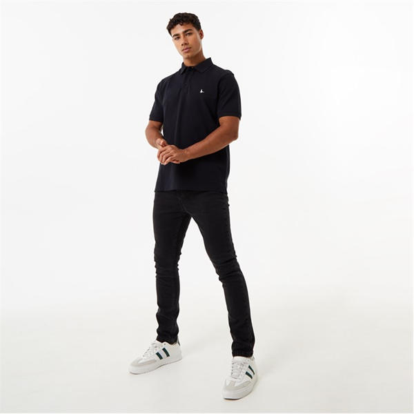 Jack Wills Aldgrove Classic Polo Black