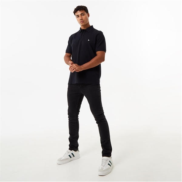 Jack Wills Aldgrove Classic Polo Black