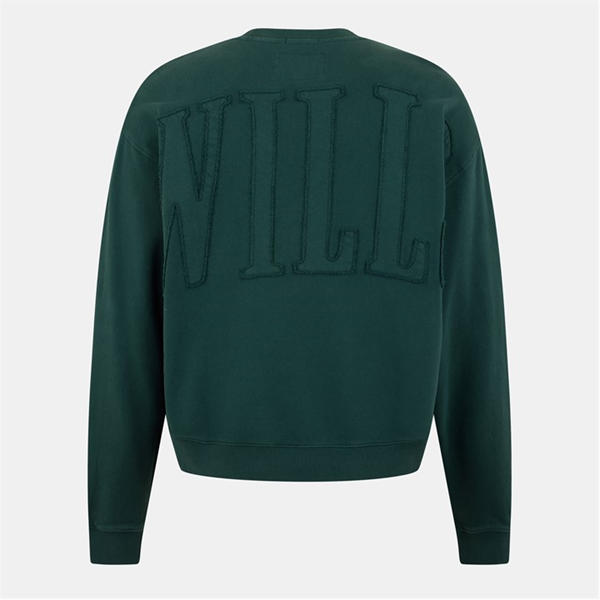 Jack Wills Applique Crew Sweater Evergreen