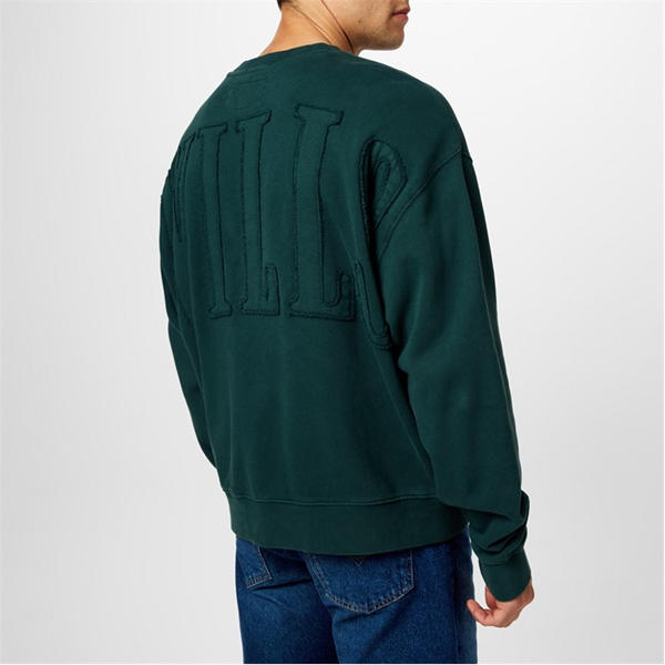 Jack Wills Applique Crew Sweater Evergreen