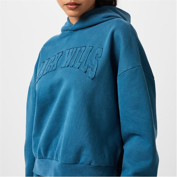 Jack Wills Applique Hoodie Blue
