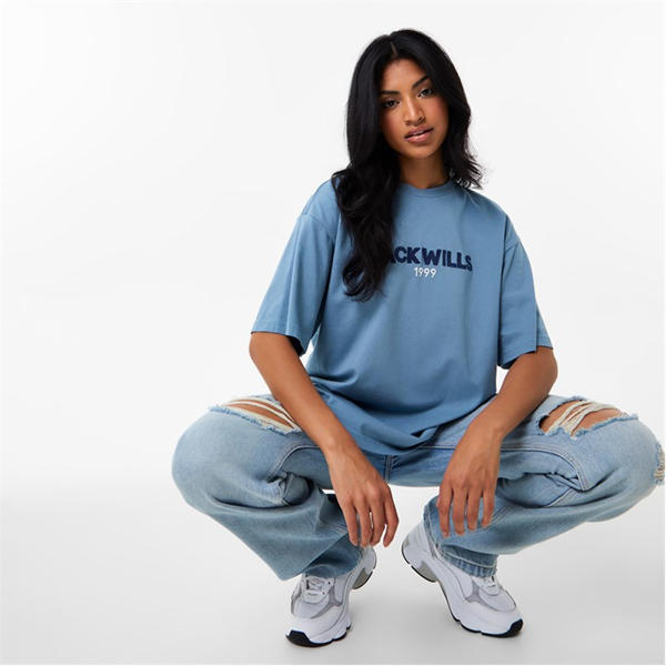 Jack Wills Applique T Shirt Teal