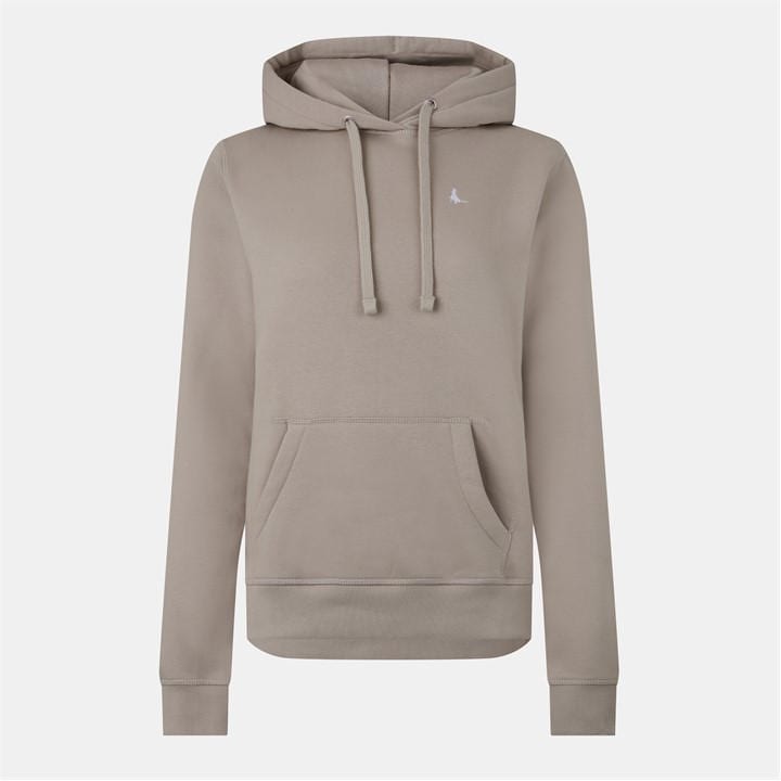 Jack Wills Astbury Pheasant Logo Hoodie Stone