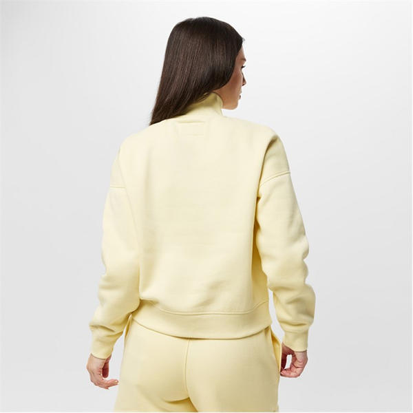 Jack Wills Astbury Quarter Zip Top Buttercream