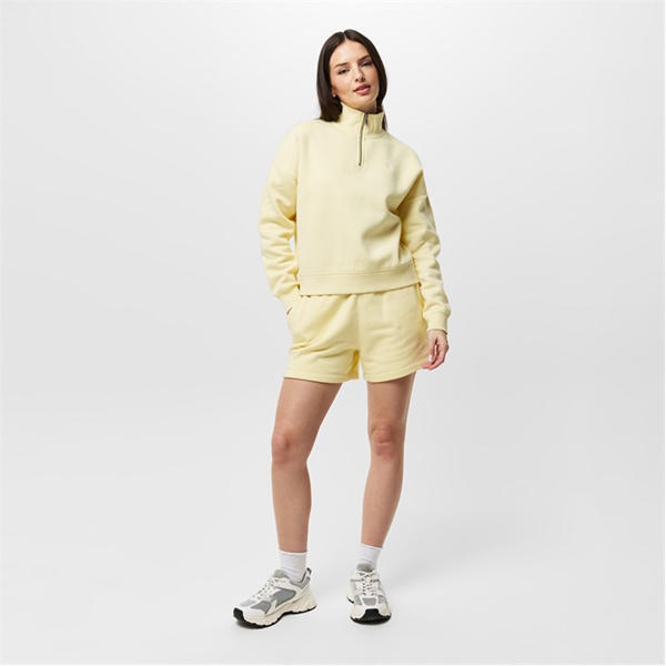 Jack Wills Astbury Quarter Zip Top Buttercream