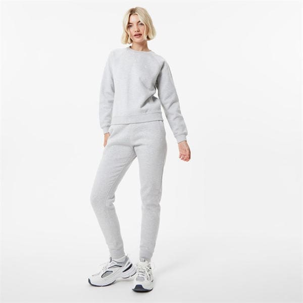 Jack Wills Astbury Raglan Crew Sweatshirt Grey Marl