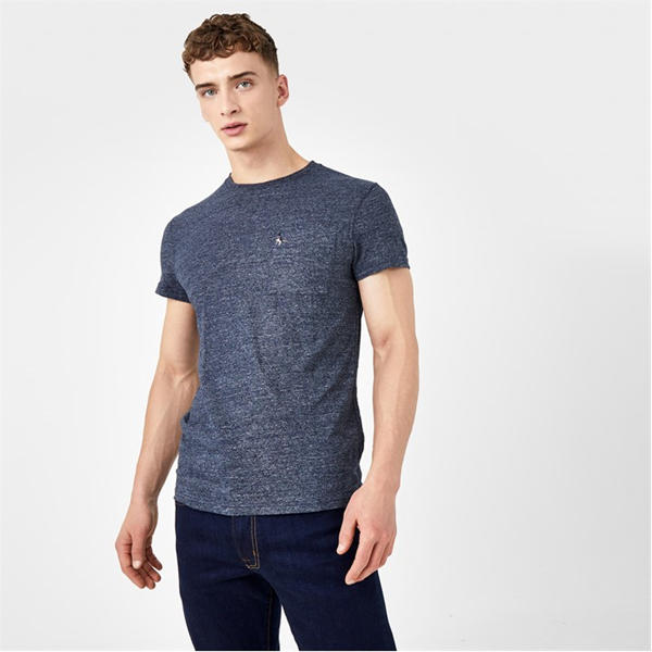 Jack Wills Ayleford Logo T Shirt Navy