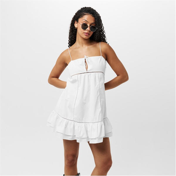 Jack Wills Baby Doll Dress Bright White