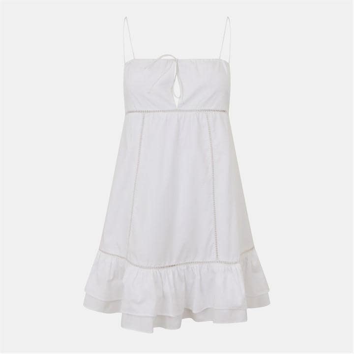 Jack Wills Baby Doll Dress Bright white
