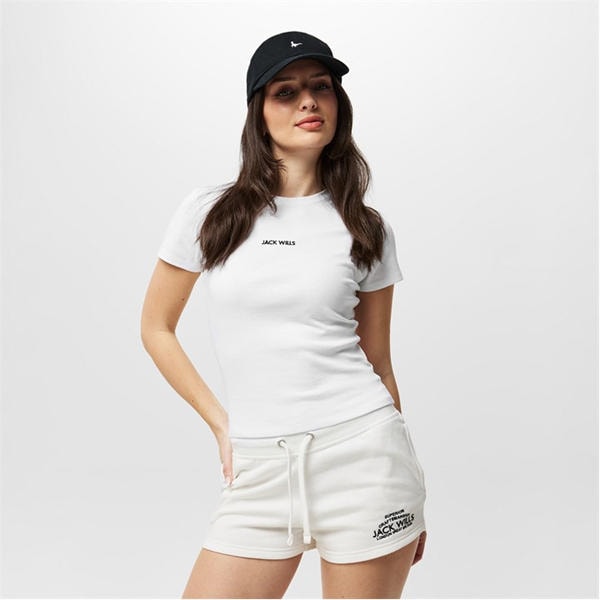 Jack Wills Baby Tee White