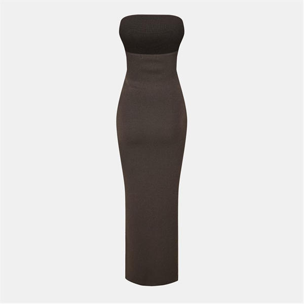 Jack Wills Bandeau Dress Espresso