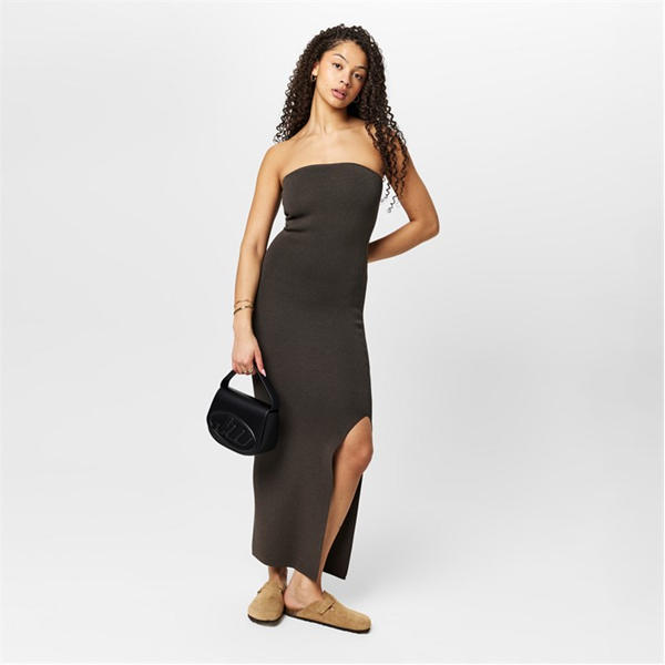 Jack Wills Bandeau Dress Espresso
