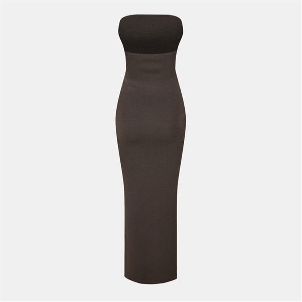 Jack Wills Bandeau Dress Espresso