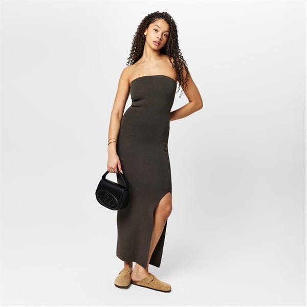 Jack Wills Bandeau Dress Espresso